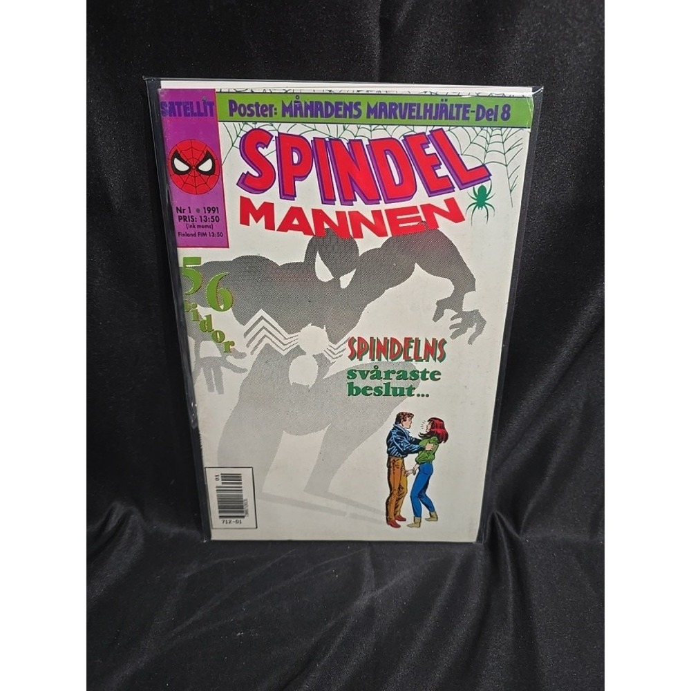 Amazing Spider-Man 290 Swedish Foreign Euro Variant 1991 Comic 9.2 NM-